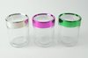 Color Lid Glass Canister 600 ml