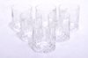 Glass Tumbler 6pcs Set 8 Oz - Diamond