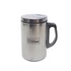 Double Wall Stainless Steel Coffee Mug c/w Lid 350ml