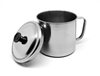 Stainless Steel Mug c/w Lid 11CM