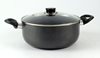 Gas Non Stick Soup Pot 24cm BLK